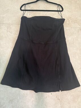 American Eagle Outfitters Black Strapless Mini Dress